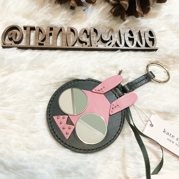 Kate Spade Money Bunny Spademals Dangle Keyring - Picture 5 of 7
